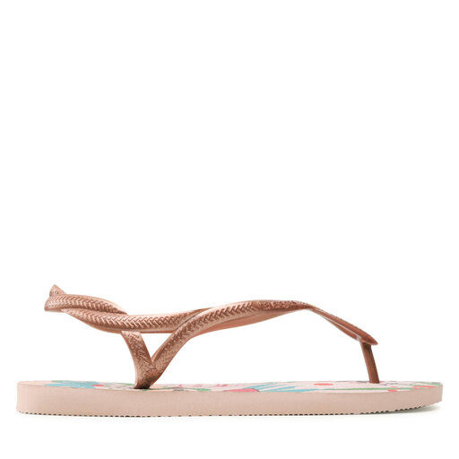 Sandały Havaianas Luna Print 41372593606 Brązowy