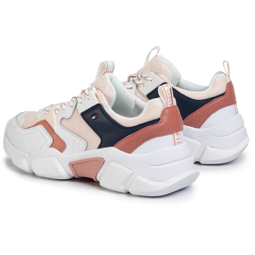 Tommy hilfiger chunky sneaker brick rose clearance