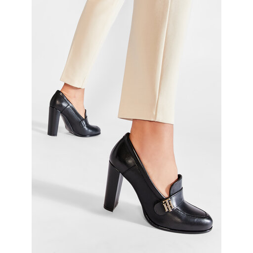 Halbschuhe Tommy Hilfiger Essential High Heel Pump FW0FW05780 Schwarz