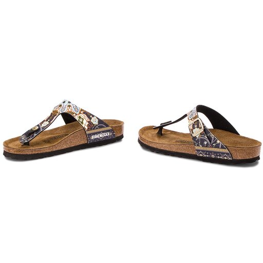 Zehentrenner Birkenstock Gizeh Bs 1009805 Ancient Mosaic Blue de