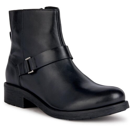 Bottines Geox D Rawelle D366RG 000TU C9999 Noir