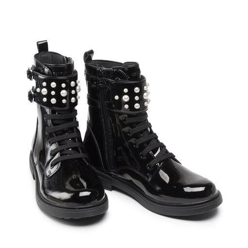 Kozaki Geox J Eclair G. D J169QD 000HH C9999 S Czarny