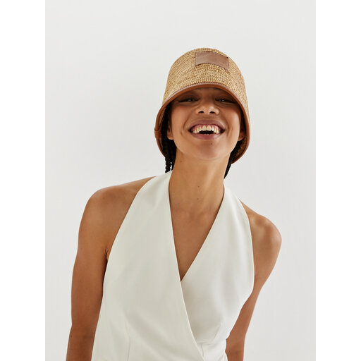 Kapelusz JACQUEMUS Cappello 245AC642 Beżowy | eobuwie.com.pl