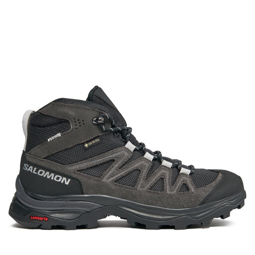 Botas de trekking Salomon X Ward Leather Mid GORE-TEX L47181900  Ebony/Phantom/Black