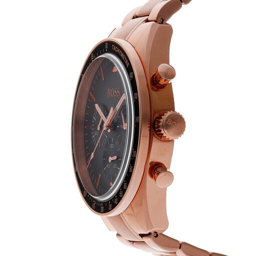 Hugo boss trophy best sale watch rose gold