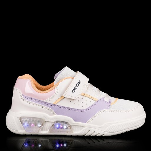 Geox Sneaker Für Mädchen – Modell J Illuminus Girl A, Atmungsaktiv & Bequem