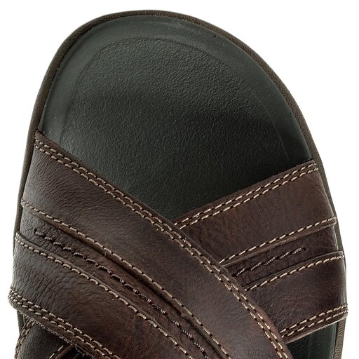 Ie cenes Clarks Brixby Cross 261315267 Dark Brown Leather