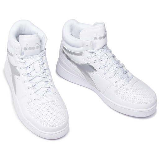 Sneakers Diadora Playground High Wn 101.176741 01 C6103 Bianco escarpe