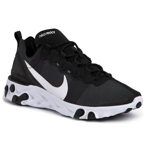 Nike React Element 55 BQ6166 003 Black/White • Www.zapatos.es