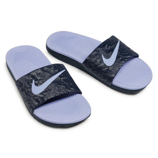 Purple and blue nike slides clearance