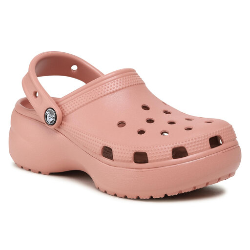 blush pink crocs