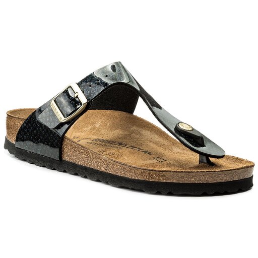 Tongs Birkenstock Gizeh Bs 1009114 Magic Snake Black chaussures
