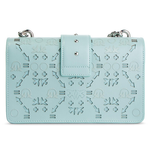 Rankinė Pinko Mini Love Laser Tracolla PE 19 PLTT 1P21BF Y5EQ Verde Acqua/ Verde SS6 • Www.eavalyne.lt