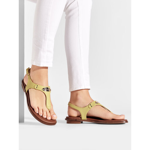 Sandalias MICHAEL Michael Kors Mk Plate Thong 40U2MKFA1L Amarillo zapatos.es