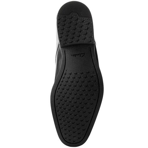 Pantofi Clarks Gilman Step 261276647 Black Leather epantofi.ro
