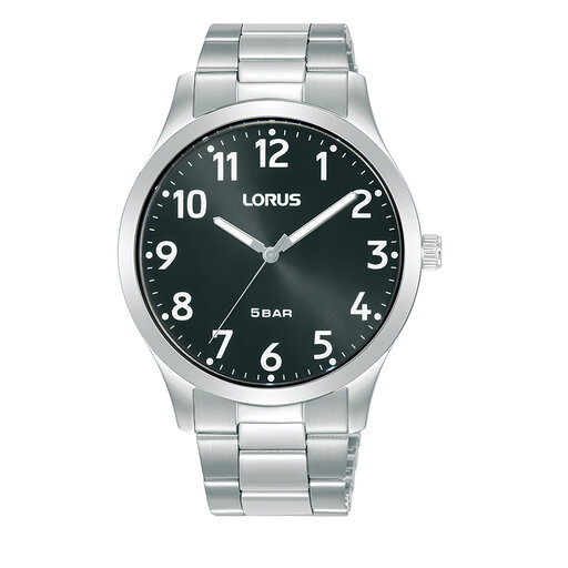 Lorus Orologio Da Tasca RG251CX9 - Quadrante Bianco, Lancette Luminose, Catena Inclusa