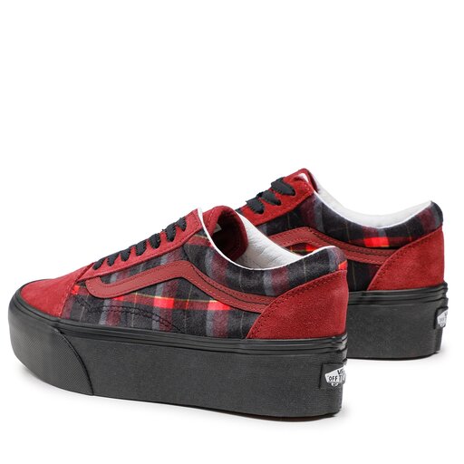 Vans plaid discount mix old skool