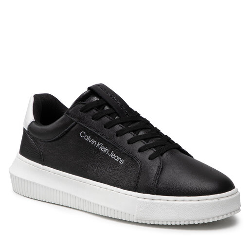 超話題新作 Cupsole Chunky Jeans Klein Calvin Sneakers 1 Schwarz YM0YM00330 ラッピング・包装