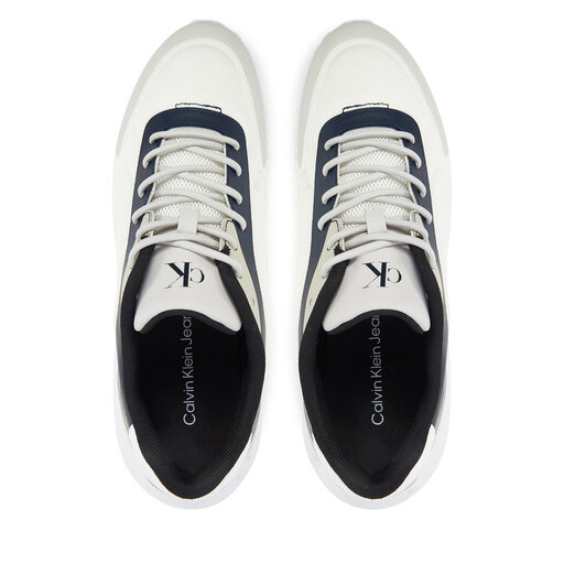 Sneakers Calvin Klein Jeans Eva Runner Low Mesh Mix YM0YM01185 Écru