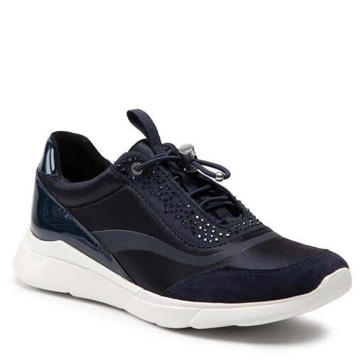 Geox D Hiver B, Sneakers Para Mujer, Blanco (White), 42 EU