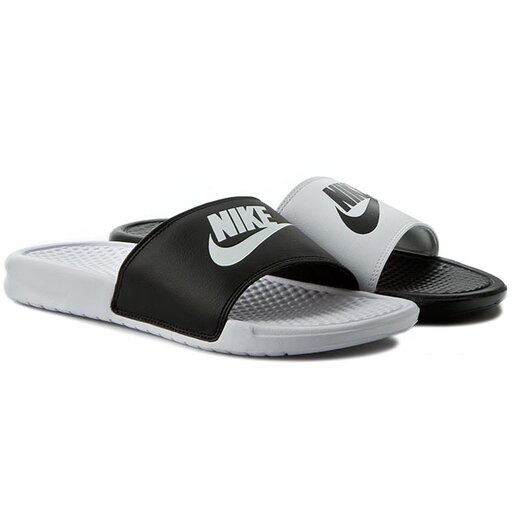 Intención cordura detección Chanclas Nike Benassi Jdi Mismatch 818736 011 Black/White • Www.zapatos.es
