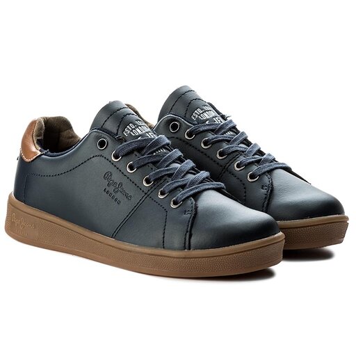 Félcipő Pepe Jeans Brompton Basic Boy PBS30326 Sötétkék