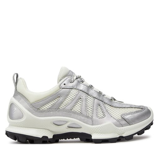 チェリー Damskie zamszowe sneakersy ECCO® BIOM C-TRAIL | Biały