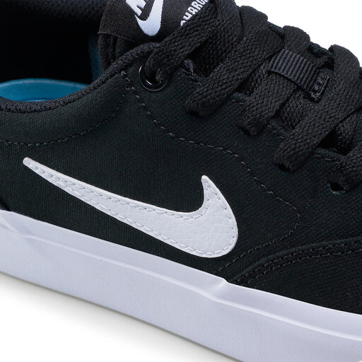 Batai Nike Sb Charge Cnvs (GS) CQ0260 004 Black/White/Black •  Www.eavalyne.lt