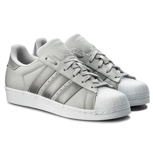 Sneakers adidas Superstar J CQ2689 Gris chaussures