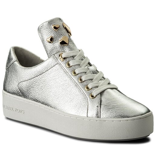 Sneakers MICHAEL Michael Kors Mindy Lace Up 43R8MIFS1M Silver | escarpe.it