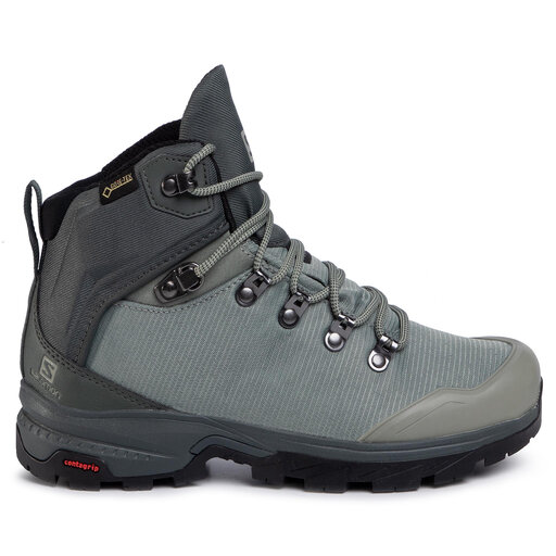 Chaussures de trekking Salomon Outback 500 Gtx W GORE TEX 407457 20 G0 Vert chaussures