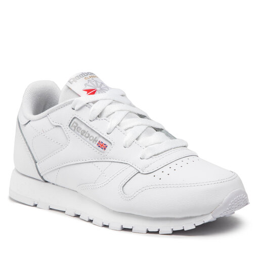 all white reebok classic leather