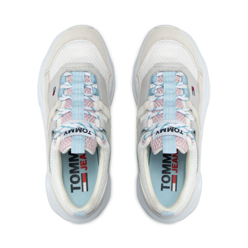 Laisvalaikio batai Tommy Jeans Lightweight Shoe EN0EN01436 Ivory YBI •  Www.eavalyne.lt