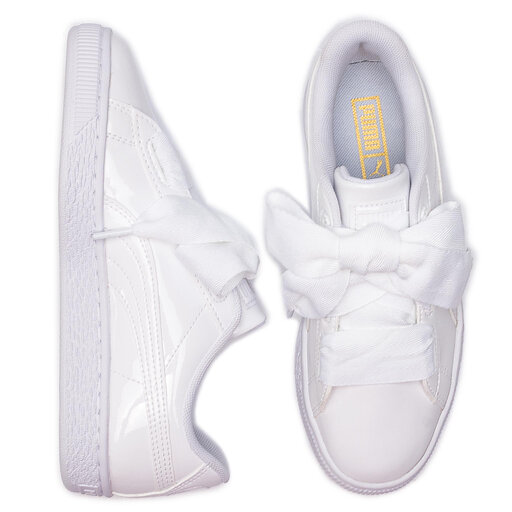 Puma basket patent heart outlet