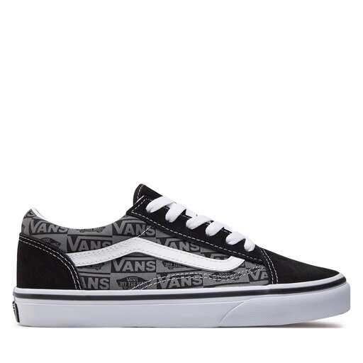 Grey and white old skool vans best sale