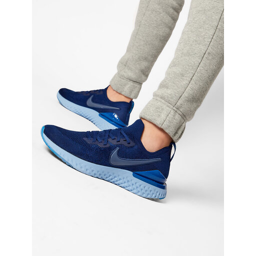 Chaussures de running Nike Epic React Flykint 2 BQ8928 400 Bleu marine