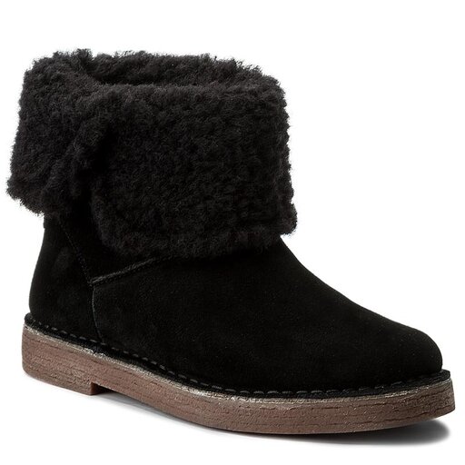 Botki Clarks Drafty Haze 261282314 Black Sde eobuwie .pl