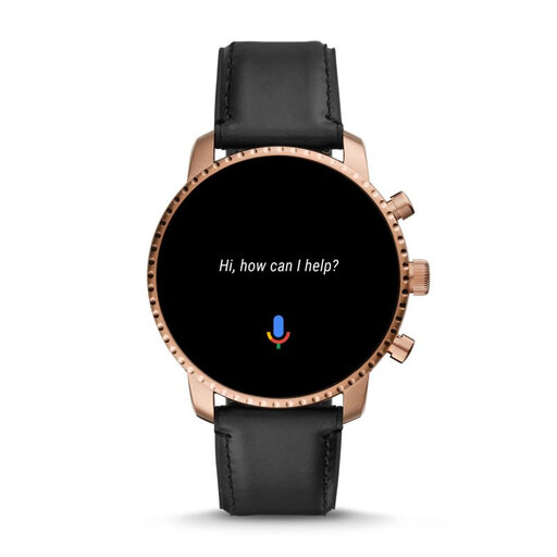 Smartwatch Fossil Explorist Hr FTW4017 Black Gold chaussures
