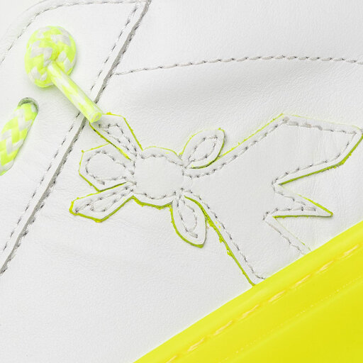 Laisvalaikio Batai Patrizia Pepe 2v69 A5k9 Fa07 White Yellow Fluo Www Eavalyne Lt