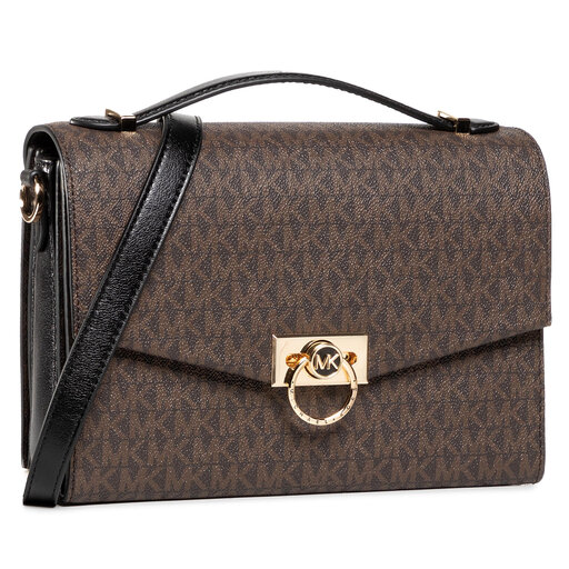 Handtasche MICHAEL Michael Kors Hendrix 30F0G1HM2B Braun eschuhe