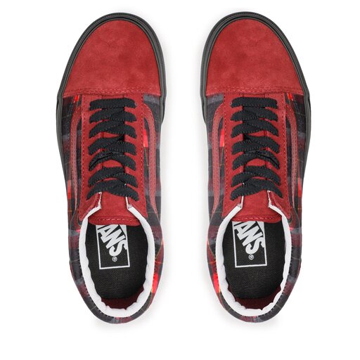 Vans old skool red velvet outlet