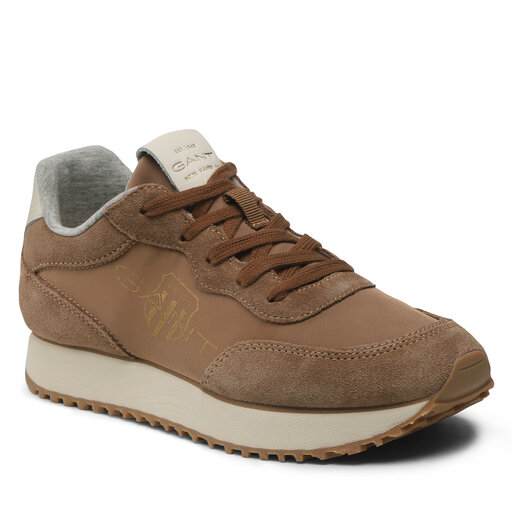 Sneakersy Gant Bevinda 25533229 Brązowy | eobuwie.com.pl