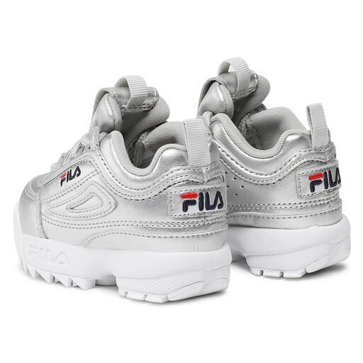 Fila Taille 25 Sneakers Fila Disruptor F Argento