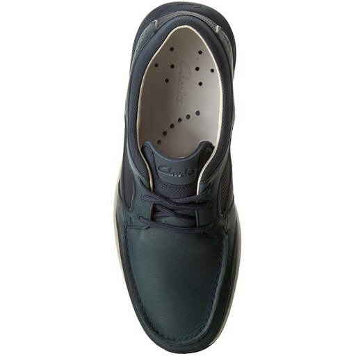 Clarks ormand sail shop navy casual shoes