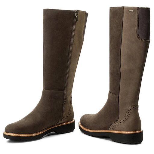 Botas Clarks Witcombeskygtx GORE TEX 261273404 Taupe Nubuck