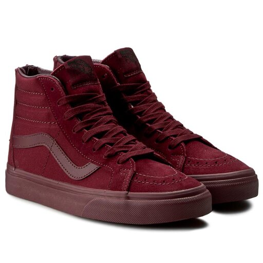 Vans mono discount sk8-hi reissue zip