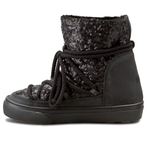 Scarpe Inuikii Inuikii Sneaker Sequin Wedge 33450 Black escarpe