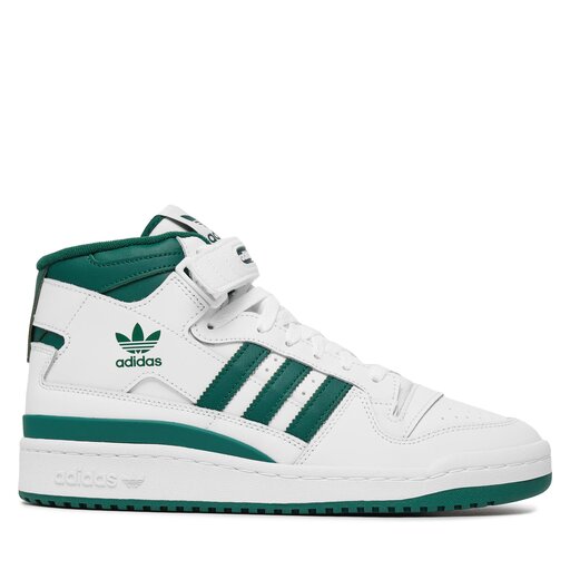 adidas forum mid white green