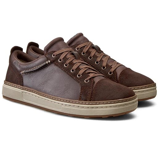 Sneakers Clarks Lorsen Edge 26110197 Brown Combi Lea escarpe