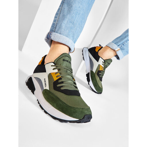Sneakers Diesel S Tyche Low Cut Y02635 P4005 H8610 Vert chaussures